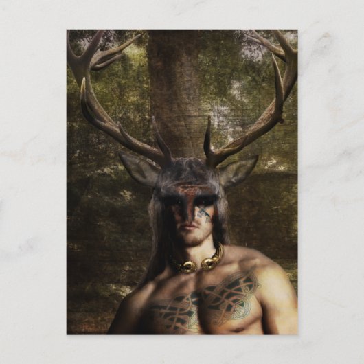 Cernunnos Briefkaart (Voorkant)