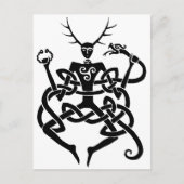 cernunnos briefkaart (Voorkant)