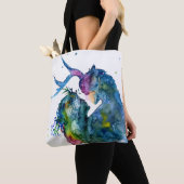 Cernunnos en Meisje Tote Tas (Dichtbij)