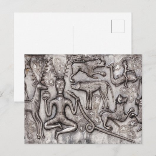 Cernunnos Gundestrup Cauldron Briefkaart (Voorkant / Achterkant)