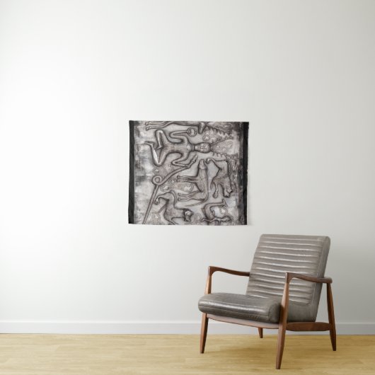 Cernunnos Gundestrup Cauldron Wandkleed (In Situ (horizontaal))