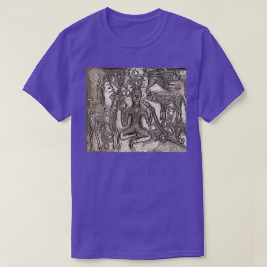 CernunnosCeltic Horned God Paganism T-shirt (Design voorkant)