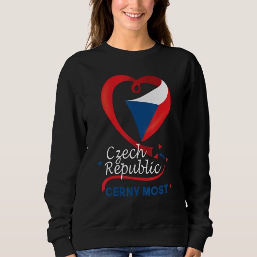 Cerny Meest Tsjechië Heart Flag Lion Coat. Trui (Voorkant)