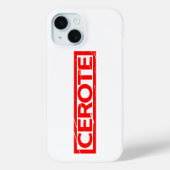 Cerote Stamp Case-Mate iPhone Case (Achterkant)