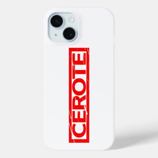 Cerote Stamp Case-Mate iPhone Case (Achterkant)