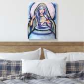 Cerridwen Crone Witch Canvas Afdruk (Insitu (Slaapkamer))