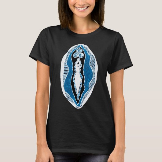 Cerridwen Goddess Yoni T-shirt (Voorkant)
