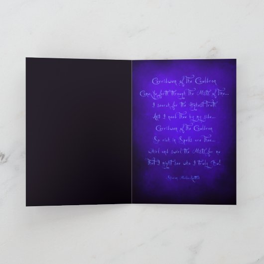 Cerridwen van de Cauldron-Kaarten Kaart (Binnen)