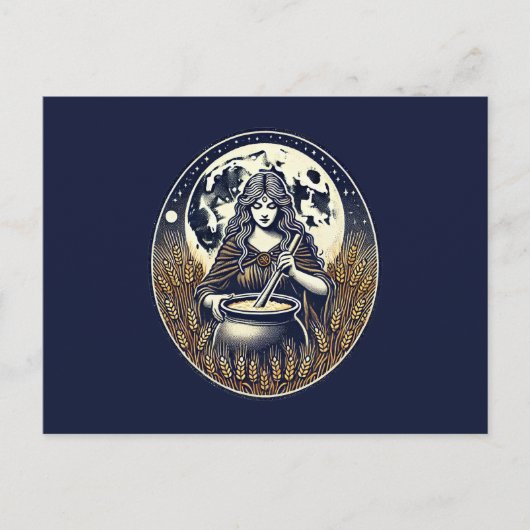 Cerridwen Witch Briefkaart (Voorkant)