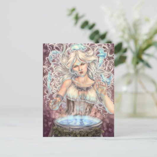 Cerridwen's Spell Briefkaart (Staand voorkant)