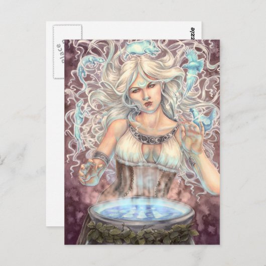 Cerridwen's Spell Briefkaart (Voorkant / Achterkant)