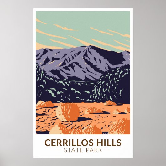 Cerrillos Hills State Park New Mexico Poster (Voorkant)