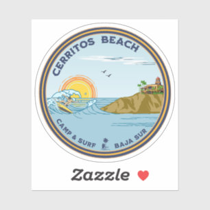 Cerritos Beach Baja California Sur Mexico Sticker