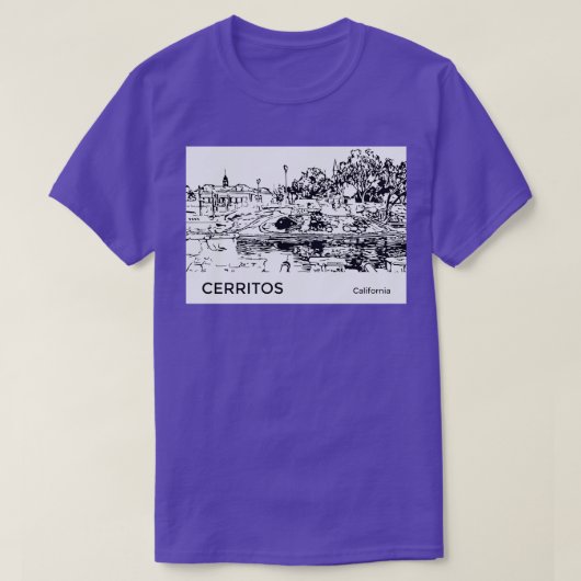 Cerritos California T-shirt (Design voorkant)