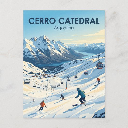 Cerro Catedral Argentinië Briefkaart (Voorkant)