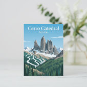 Cerro Catedral Argentinië Briefkaart (Staand voorkant)
