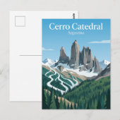 Cerro Catedral Argentinië Briefkaart (Voorkant / Achterkant)