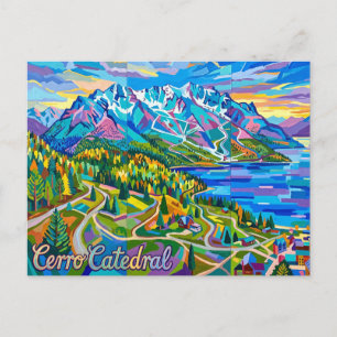 Cerro Catedral, San Carlos de Bariloche Argentinië Briefkaart