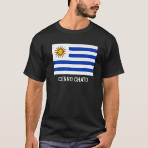 Cerro Chato Uruguay vlag Emblem Escudo Bandera Cre T-shirt