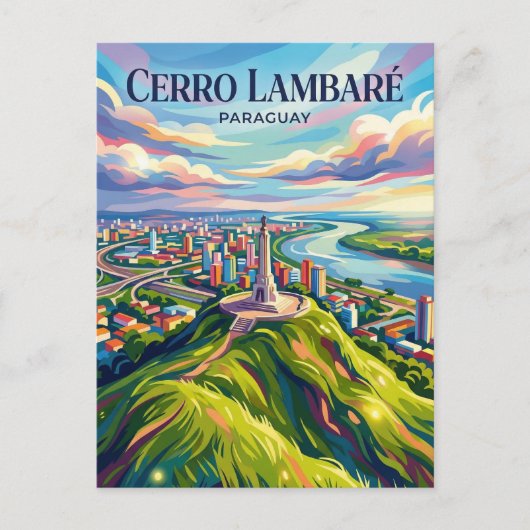 Cerro Lambaré Paraguay Briefkaart (Voorkant)