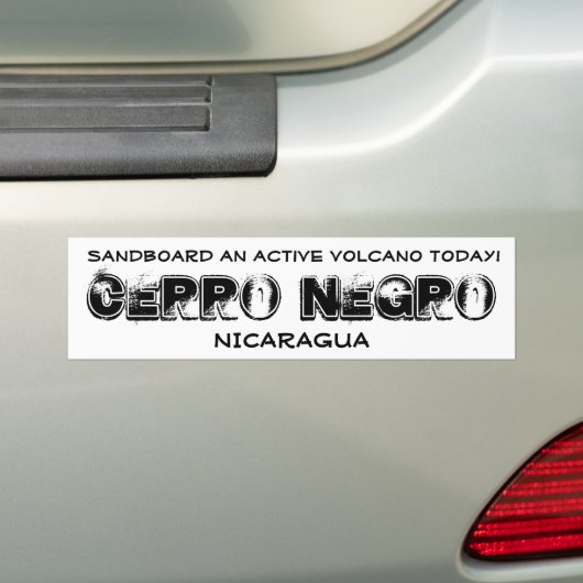 Cerro Negro Bumpersticker (Op auto)