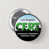 CERT Button-pas aan Ronde Button 5,7 Cm (Voorkant /achterkant)