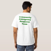 CERT (Community Emergency Response Team) T-Shirt (Achterkant volledig)