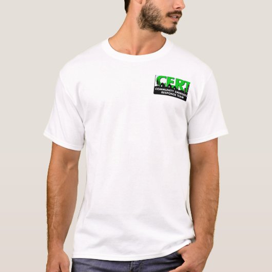 CERT Community Emergency Response Team T-shirt (Voorkant)