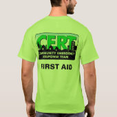 CERT First Aid T-shirt (Achterkant)