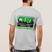 CERT Grote Logo (grijs) T-shirt (Achterkant)