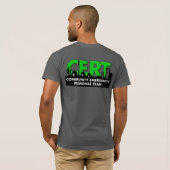 CERT Premium-T-shirt met korte hoes T-shirt (Achterkant volledig)