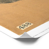 Certificaat brandweer van San Francisco (1481A) Poster (Hoek)