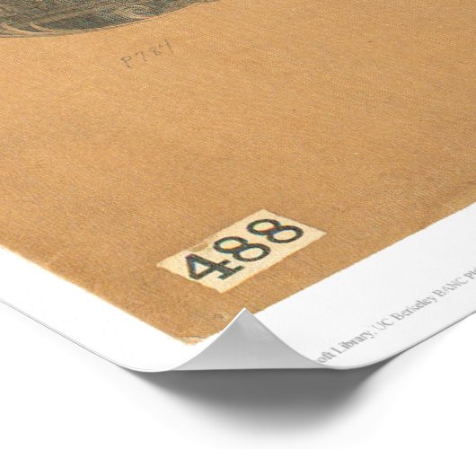 Certificaat brandweer van San Francisco (1481A) Poster (Hoek)