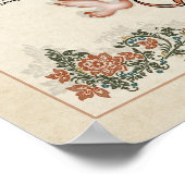 Certificaat Huwelijk-Bruiloft-(Sieraadje ter herin Poster (Hoek)