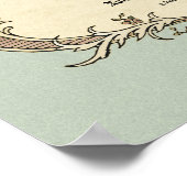 Certificaat Huwelijk-Bruiloft-(Sieraadje ter herin Poster (Hoek)