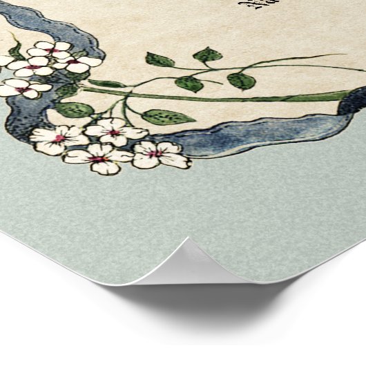 Certificaat huwelijk-(siersleutels) poster (Hoek)