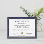 Certificaat Muurkunst voor Professionele Waarderin (Staand voorkant)