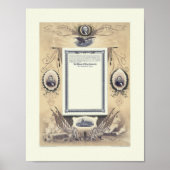 Certificaat-unie voor veteranen uit de burgeroorlo poster (Voorkant)