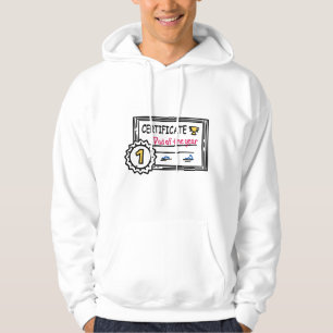 Certificaat Vader van het Jaar vaderdag Onderschei Hoodie