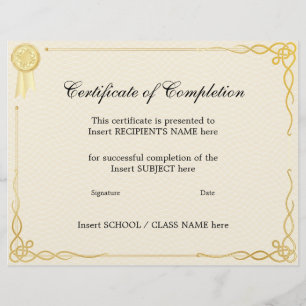 CERTIFICAAT VAN AFRONDING