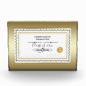 Certificaat van Afstuderen Fotoblokken (Voorkant)