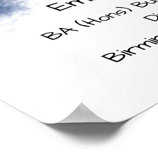 certificaat van afstuderen poster (Hoek)