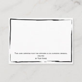 Certificaat van authenticiteit Kunstwerk door Logo (Achterkant)