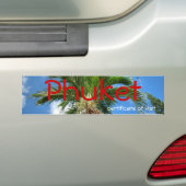 Certificaat van bezoek - Phuket, Thailand Bumpersticker (Op auto)