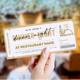 Certificaat van binnenste nachtkaartje