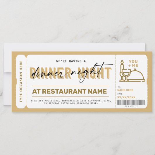 Certificaat van binnenste nachtkaartje (Voorkant)