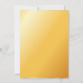 Certificaat van de Black & Gold Virtual Graduation Kaart (Achterkant)