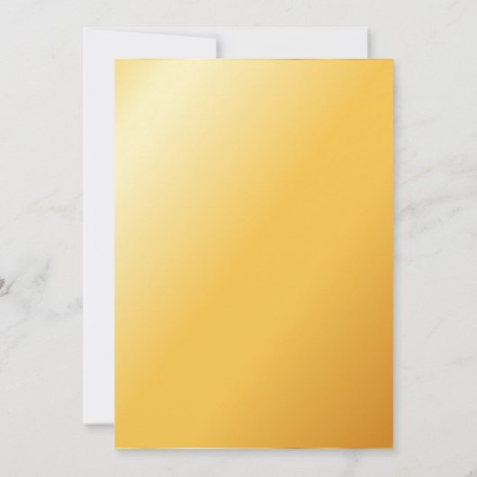 Certificaat van de Black & Gold Virtual Graduation Kaart (Achterkant)