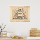 Certificaat van de brandweer van Los Angeles (0891 Poster (Keuken)