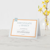 Certificaat van digitale Apologie Kaart (Gele Bloem)